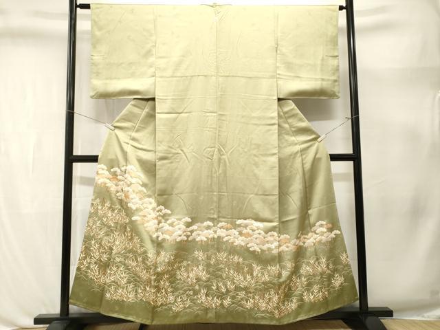 平和屋着物■訪問着 駒刺繍 浜松文 金彩 ますいわ屋扱い 正絹 逸品 CABL3380ev