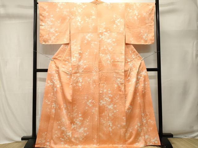 平和屋着物■上質な小紋 枝万寿菊文 暈し染め 金彩 正絹 逸品 CABL3422ev