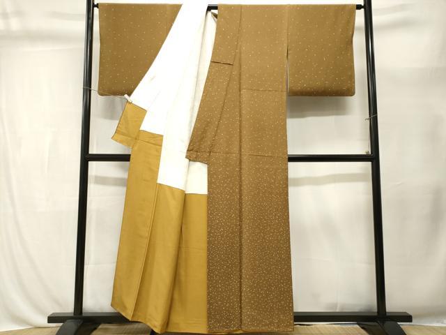 平和屋着物■色留訪問着 箔散らし文 正絹 逸品 CABL3424ev