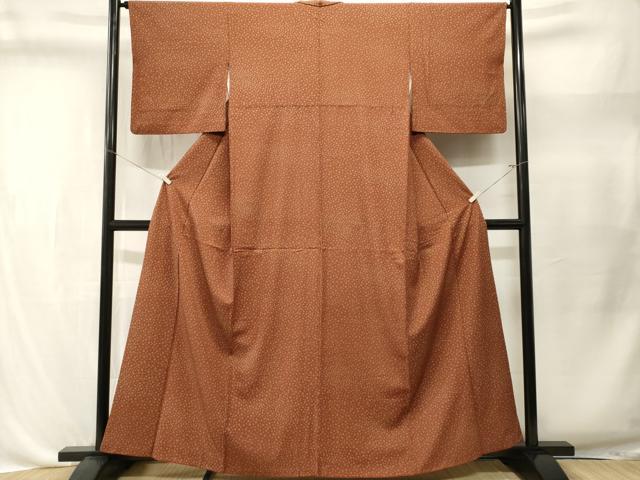 平和屋着物■小紋 小花尽くし 洗える着物 CABL3497ev