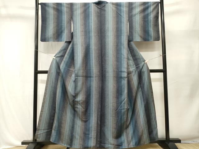 平和屋着物■上質な小紋 間道 正絹 逸品 CABL3557ev