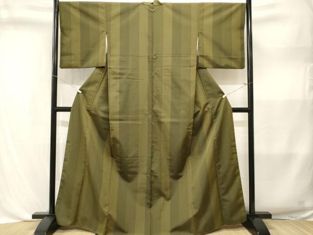 平和屋着物■小紋 縞 間道 洗える着物 CABL3584ev