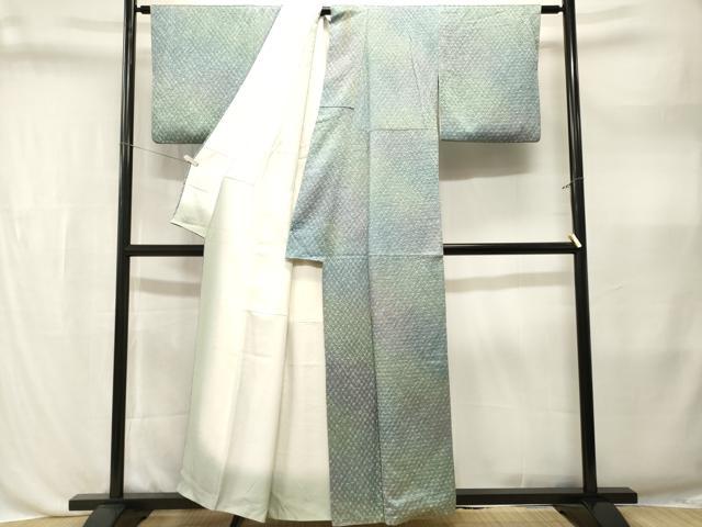平和屋着物■上質な小紋 総絞り 霞文 暈し染め 正絹 逸品 CABL3590ev