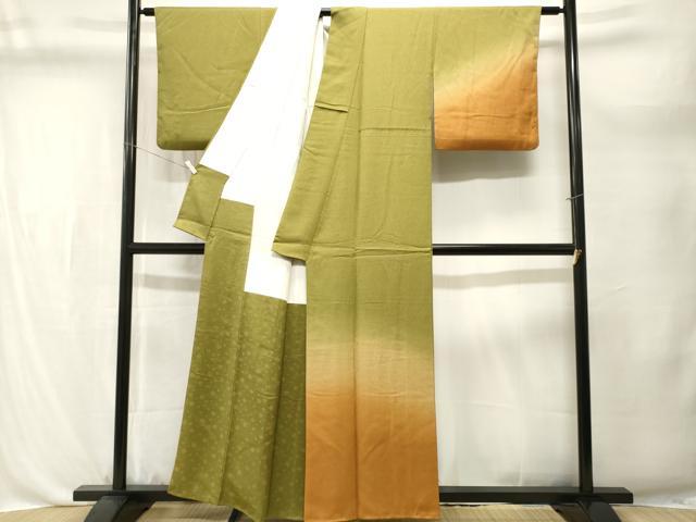 平和屋着物■訪問着 江戸小紋 霞文 鮫小紋柄 暈し染め 正絹 逸品 CABL3601ev