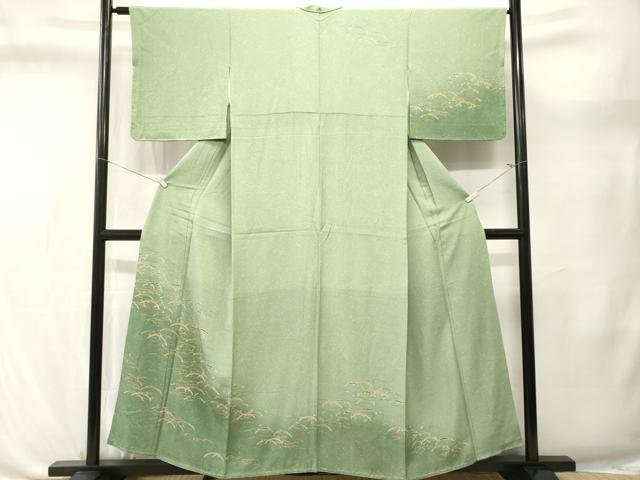 平和屋着物■訪問着 雪芝 露芝 暈し染め 正絹 逸品 CABL3603ev