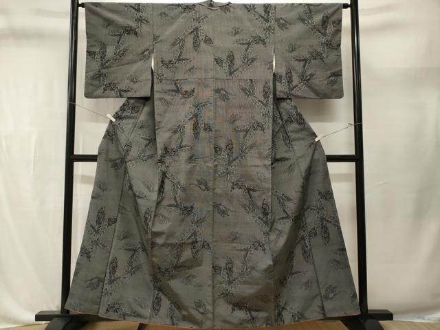 平和屋着物■本場大島紬 舞蝶文 正絹 逸品 CABL3636ev