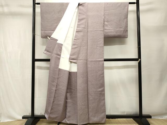 平和屋着物■上質な小紋 杢目文様 正絹 逸品 CABL3646ev