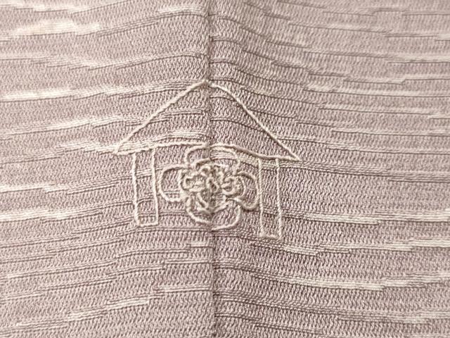 平和屋着物■上質な小紋 杢目文様 正絹 逸品 CABL3646ev