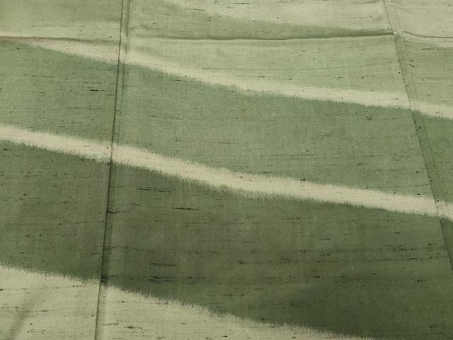 平和屋着物■訪問着 紬地 横段文 正絹 逸品 CABL3716ev