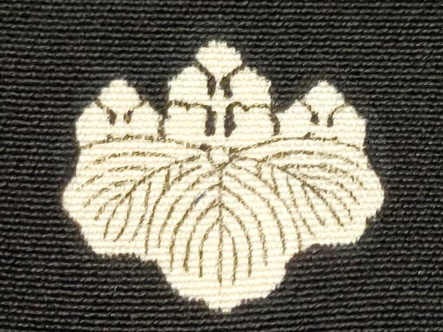 平和屋着物■豪華黒留袖 作家物 刺繍 鬘帯扇面群鶴花文 金彩 正絹 逸品 CABL3765ev