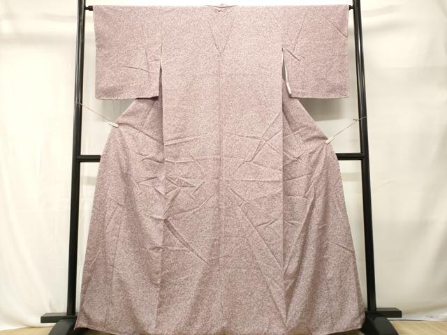 平和屋着物■上質な小紋 花唐草文 正絹 逸品 CABL3772ev