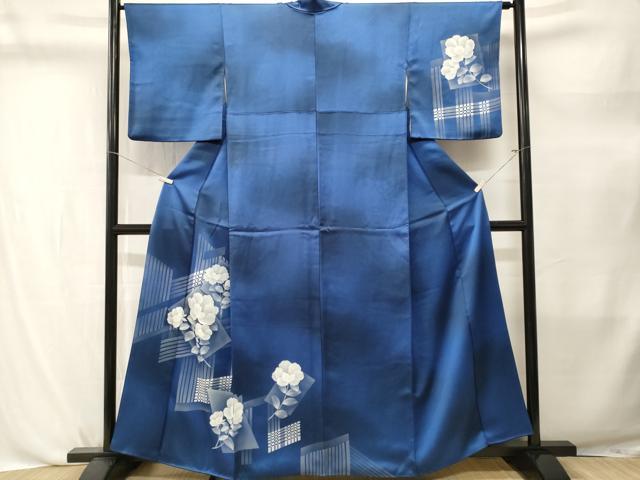 平和屋着物■訪問着 色紙枝花文 暈し染め 正絹 逸品 CABL3793ev