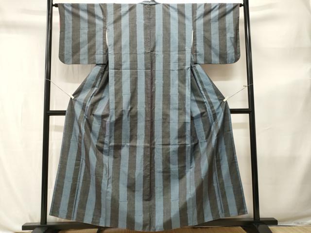 平和屋着物■本場大島紬 竹文 正絹 逸品 CABL3799ev