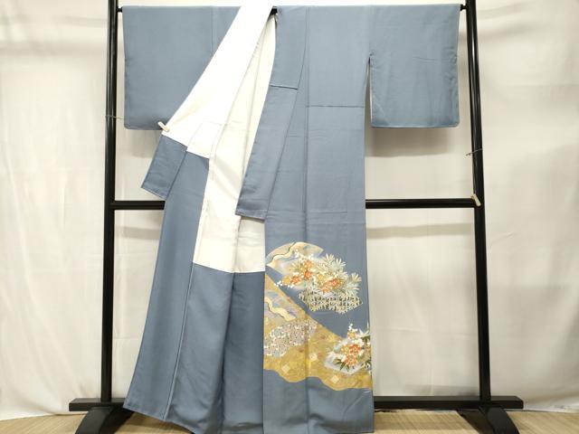 平和屋着物■豪華色留袖 作家物 駒刺繍 地g舞松竹梅花文 暈し染め 金彩 正絹 逸品 CABL3802ev