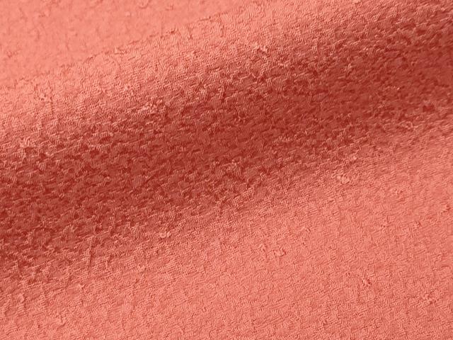 平和屋着物■上質な色無地 紋意匠 黄丹色 正絹 逸品 CABL3830ev