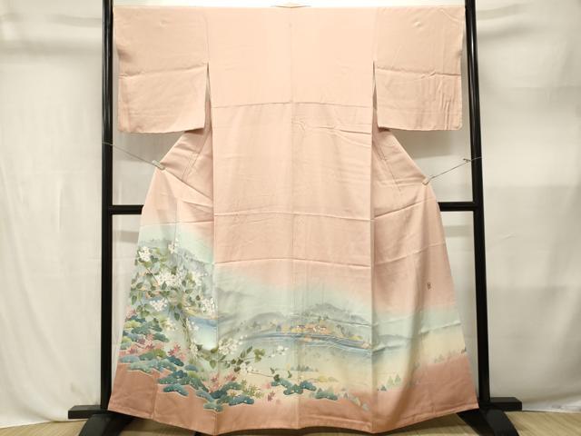 平和屋着物■豪華色留袖 作家物 風景文 暈し染め やまと誂製 正絹 逸品 CABL3831ev