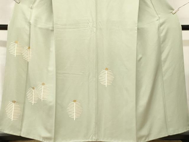 平和屋着物■訪問着 松葉文 金彩 正絹 逸品 CABL3832ev