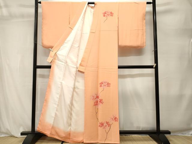 平和屋着物■訪問着 枝花文 正絹 逸品 CABL3847ev