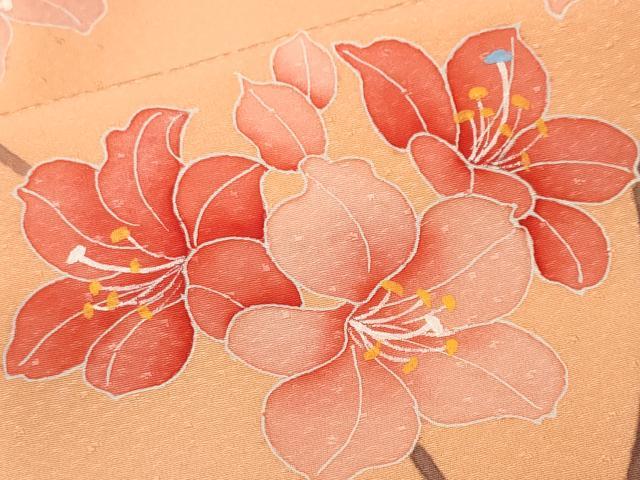 平和屋着物■訪問着 枝花文 正絹 逸品 CABL3847ev