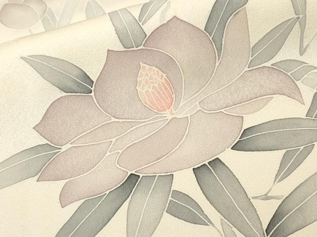 平和屋着物■訪問着 刺繍 枝花文 正絹 逸品 CABL3852ev