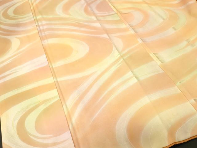 平和屋着物■上質な小紋 流線文 暈し染め 正絹 逸品 CABL3861ev