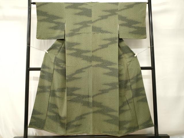 平和屋着物■上質な小紋 抽象文様 正絹 逸品 CABL3887ev