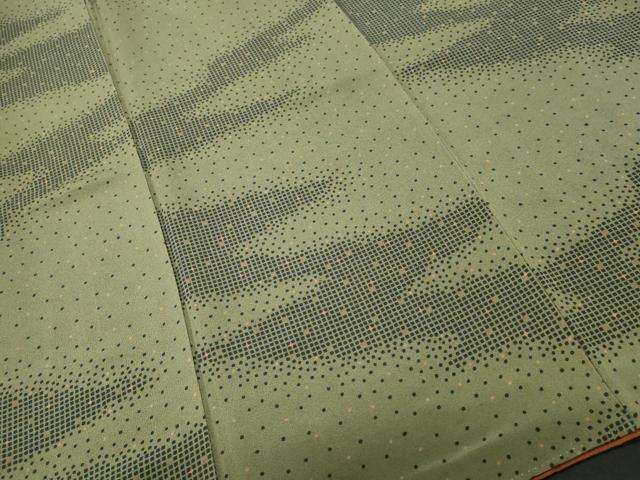 平和屋着物■上質な小紋 抽象文様 正絹 逸品 CABL3887ev
