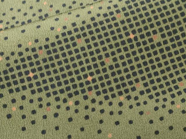 平和屋着物■上質な小紋 抽象文様 正絹 逸品 CABL3887ev