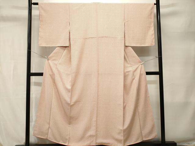 平和屋着物■上質な小紋 亀甲繋ぎ 正絹 逸品 CABL3892ev