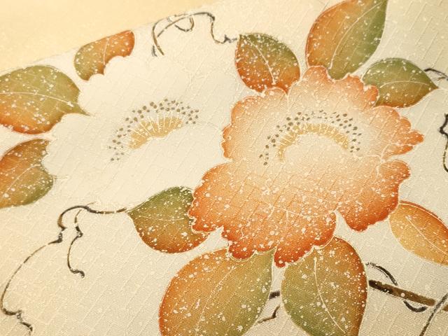 平和屋着物■上質な小紋 枝花文 暈し染め 正絹 逸品 CABL3901ev