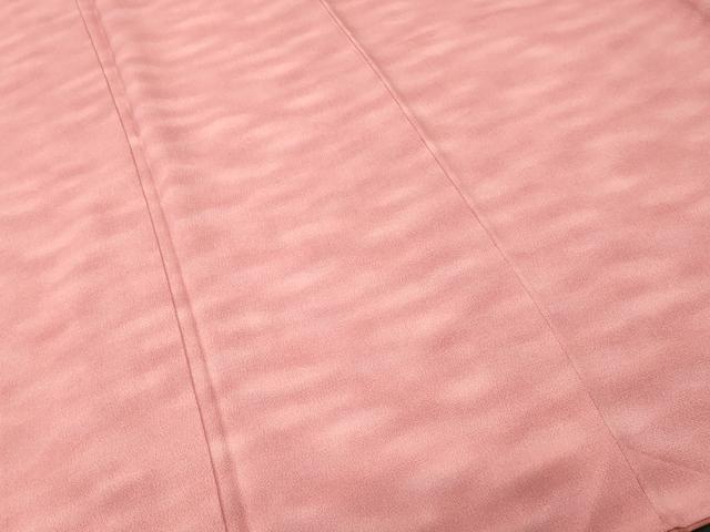 平和屋着物■上質な小紋 作家物 霞文 暈し染め 鬼しぼ縮緬 正絹 逸品 CABL3908ev
