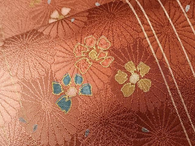 平和屋着物■上質な小紋 舞花間道 暈し染め 金彩 正絹 逸品 CABL3918ev