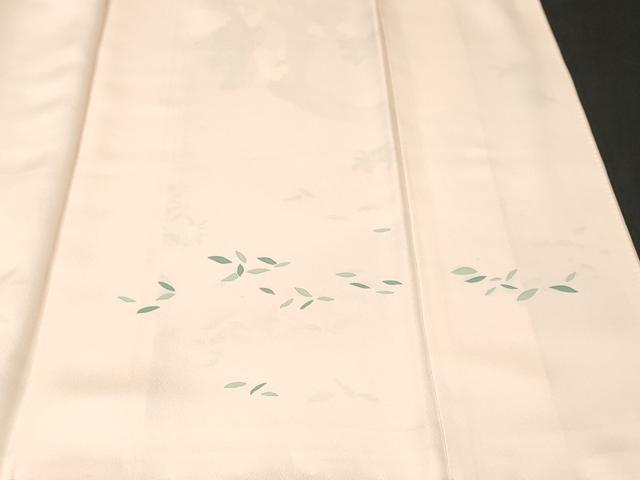 平和屋着物■訪問着 作家物 唐子 舞葉文 暈し染め 正絹 逸品 CABL3939ev