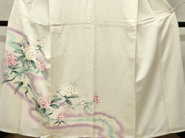 平和屋着物■訪問着 枝花文 暈し染め 正絹 逸品 CABL3949ev