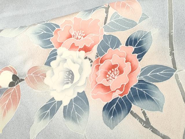 平和屋着物■訪問着 枝花文 暈し染め 正絹 逸品 CABL3955ev