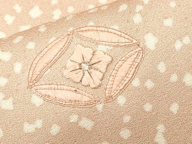 平和屋着物■訪問着 刺繍 七宝花文 霰文 高島屋扱い 正絹 逸品 CABL3958ev