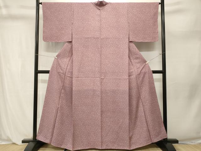 平和屋着物■江戸小紋 雪輪重ね文 正絹 逸品 CABL3970ev