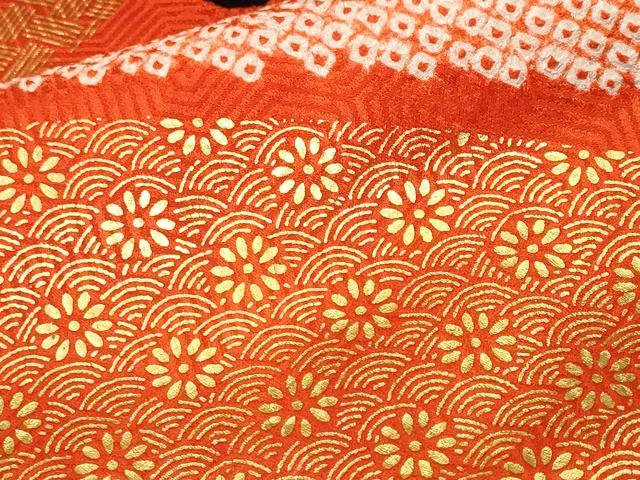 平和屋着物■豪華振袖 駒刺繍 絞り 道長舞蝶文 金彩 正絹 逸品 CABL3978ev