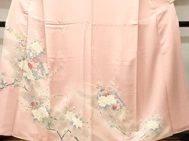 平和屋着物■訪問着 枝花文 暈し染め 正絹 逸品 CABL3999ev
