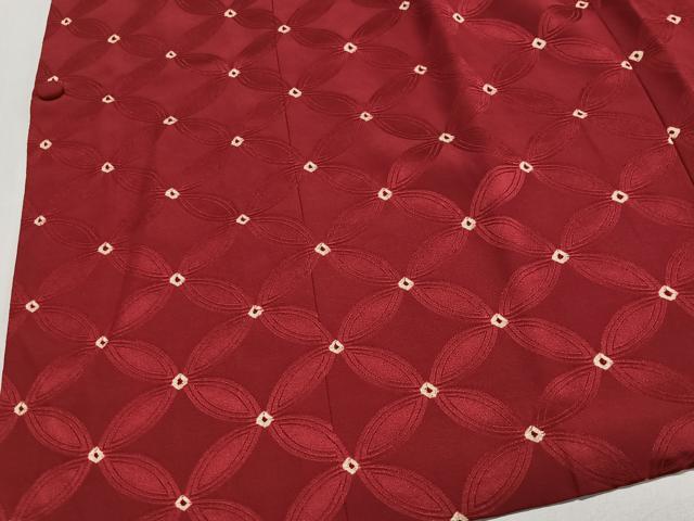 平和屋着物#道行コート 絞り 丸文 正絹 逸品 未使用 CABL4012ua