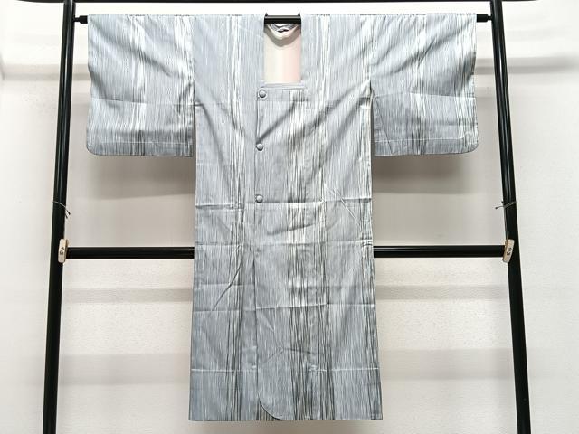 平和屋着物#道行コート 雨コート 霞文 正絹 逸品 CABL4041ua