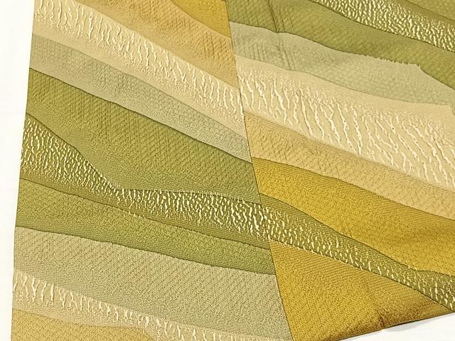 平和屋着物#道行コート 斜線文 ロング丈 正絹 逸品 CABL4052ua