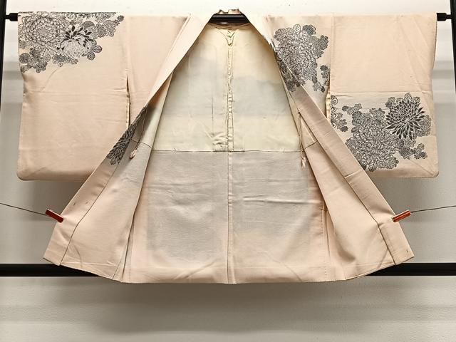 平和屋着物#羽織 寿光織 舞花文 銀糸 正絹 逸品 CABL4094ua