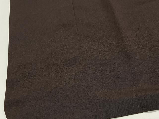平和屋着物#道行コート 駒刺繍 霰文 ロング丈 正絹 逸品 CABL4118ua