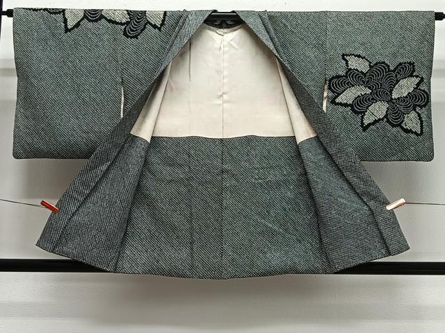 平和屋着物#羽織 総絞り 草花文 正絹 逸品 CABL4124ua