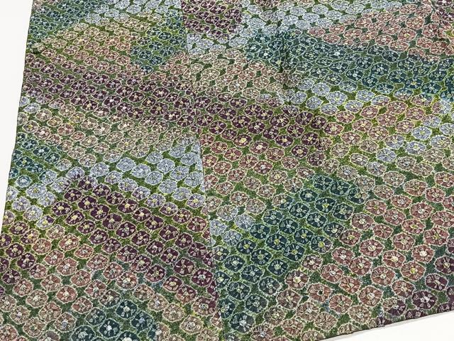 平和屋着物#道行コート 蜘蛛絞り 斜線文 ロング丈 正絹 逸品 未使用 CABL4127ua