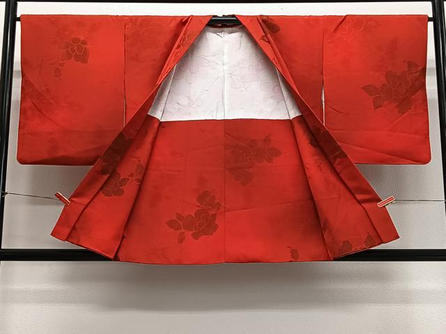 平和屋着物#羽織 地紋起こし 草花文 暈し染め 正絹 逸品 CABL4133ua