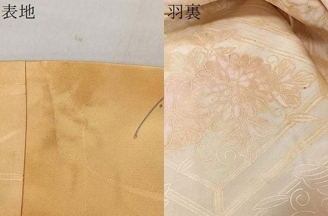 平和屋着物#羽織 手描き 枝花文 暈し染め 正絹 逸品 CABL4170ua