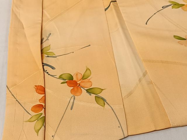 平和屋着物#羽織 手描き 枝花文 暈し染め 正絹 逸品 CABL4170ua