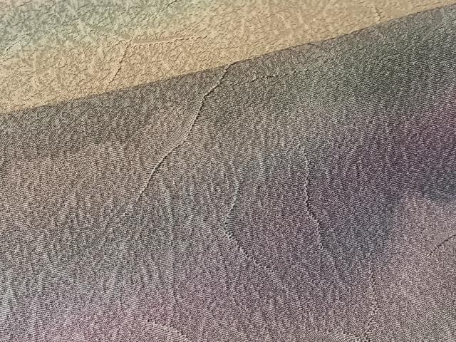 平和屋着物#道中着 雲取り霞文 暈し染め ロング丈 正絹 逸品 CABL4217ua